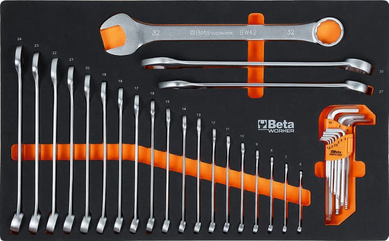 Beta Worker Assortment Of 390 Tools