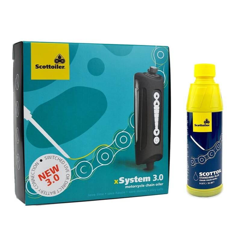 Scottoiler Xsystem 3.0 + 250 Ml Standaard Blauw (0-30°C)