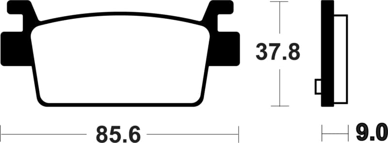 Tecnium Scooter Organische remblokken - Me497