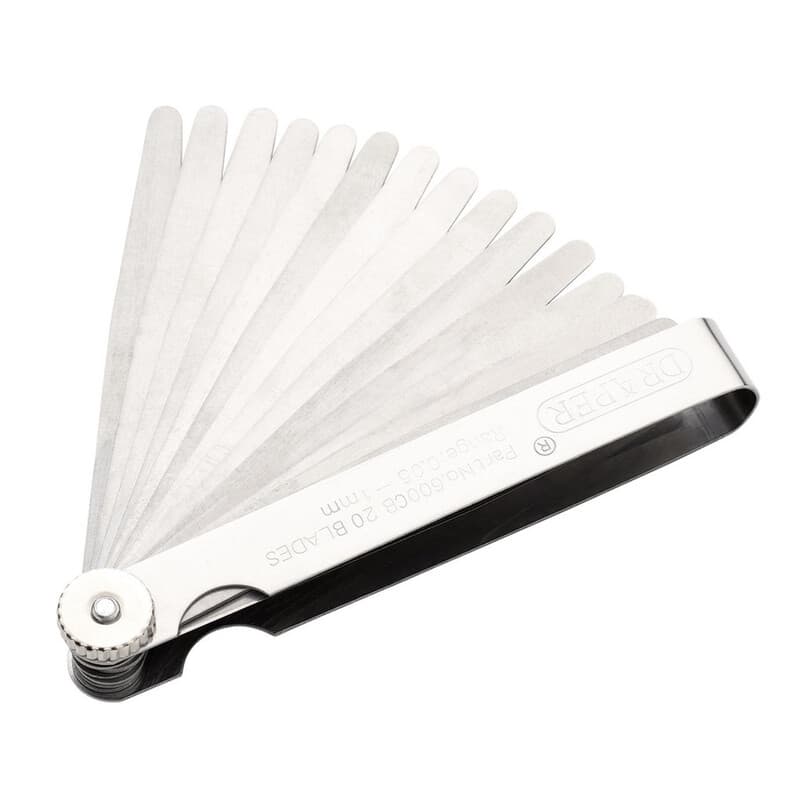 Draper 20 Blade Metric Feeler Gauge Set
