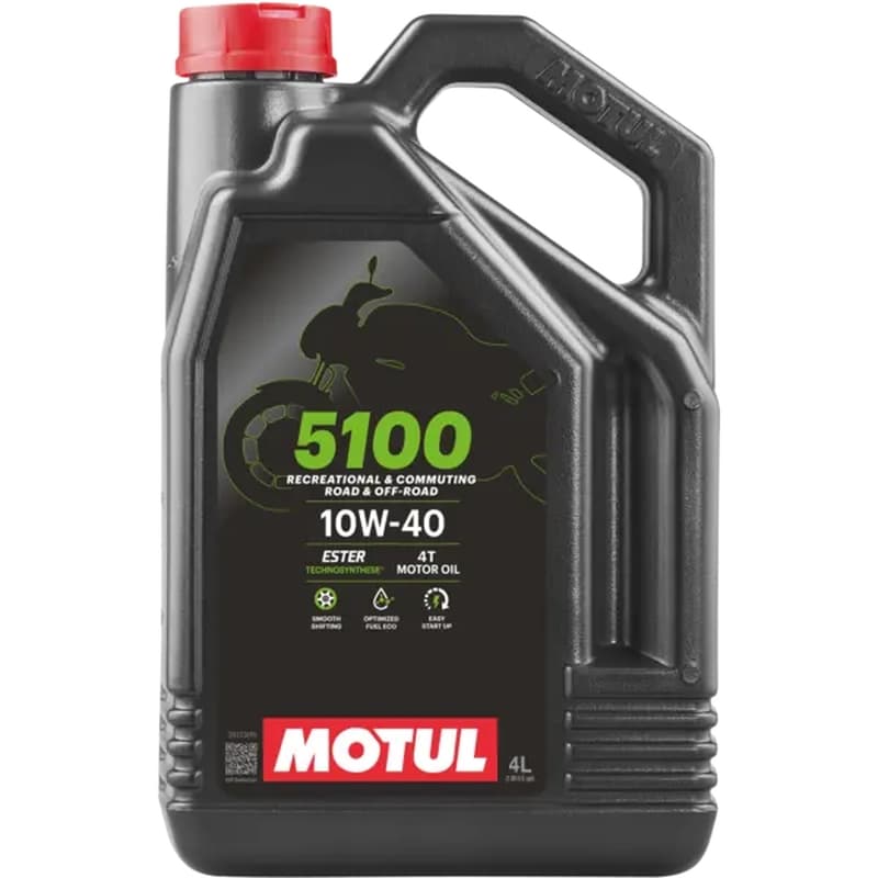 Motul 5100 Motor Oil Promo Pack - 10w40 4t 4l + 1l Offered