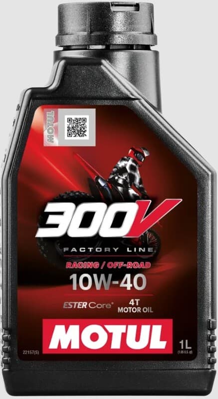 Motul 300v Factory Line Off-Road Racing Motor Oil - 10w40 Jaso Ma2 - 4l