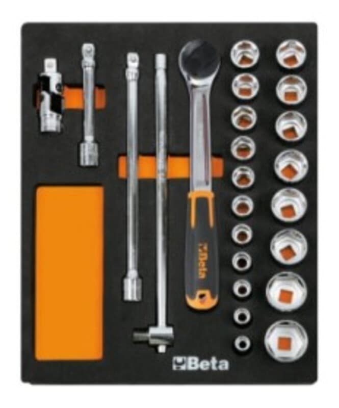 Beta M83 Soft Thermoformed Tray met Tool Assortment