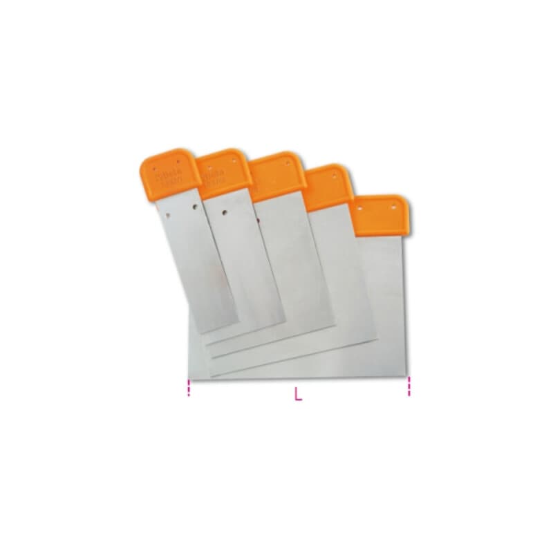 Beta Set Of 5 Scraper - Roestvrij staal