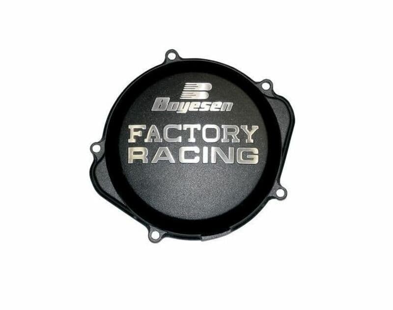 Boyesen Factory Racing Koppelingsdeksel Zwart Yamaha Yz250