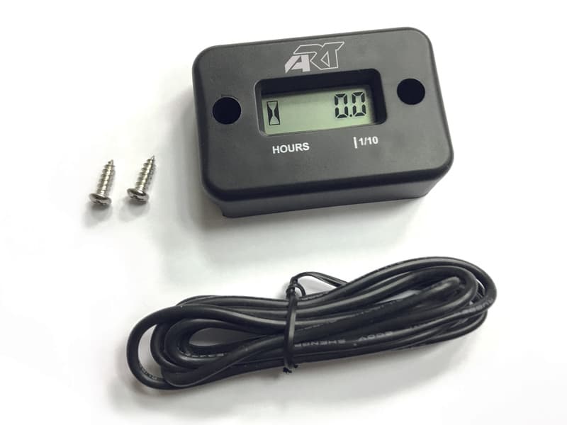 Art Hour Meter With Wire Schwarz