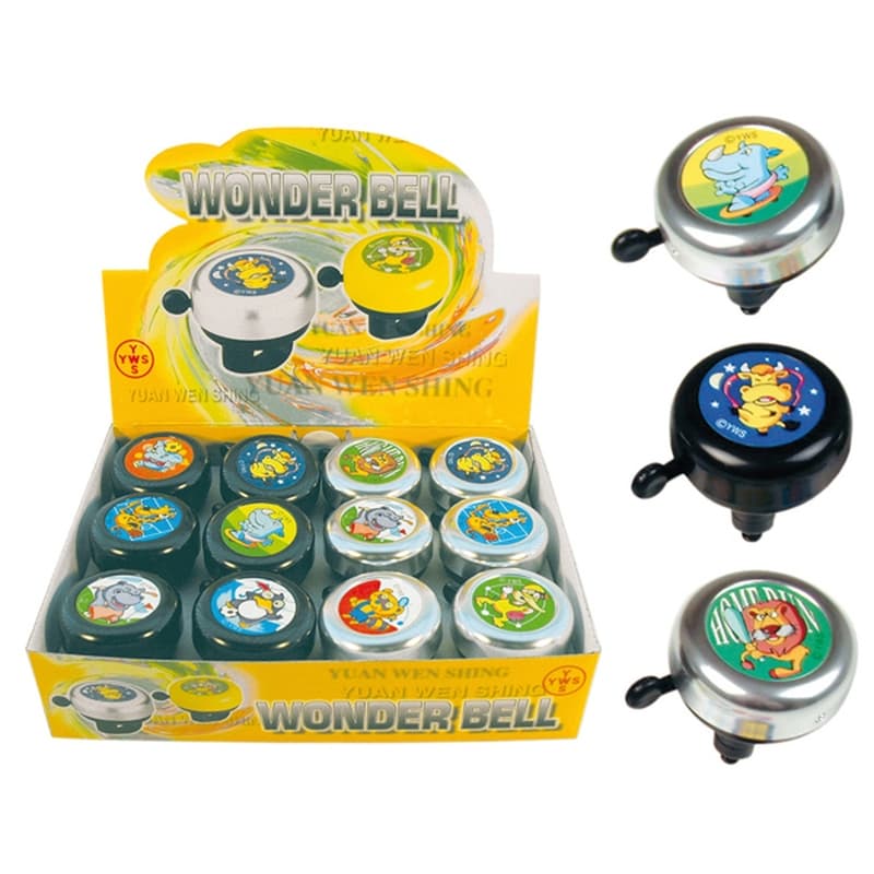 V Bike Box Of 12 Bike Bells 55mm Aluminium - Assorted Models