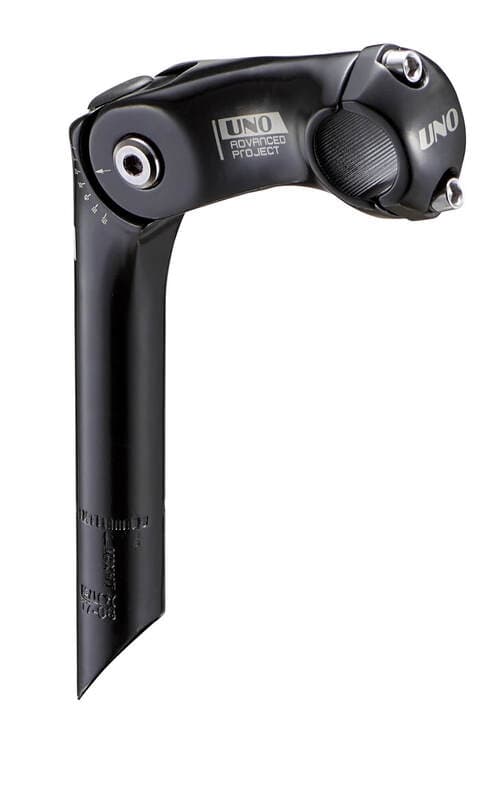 Kalloy Uno Uno 0°/ 60° Bicycle Handlebar Stem Adjustable Grade - 100mm Schwarz