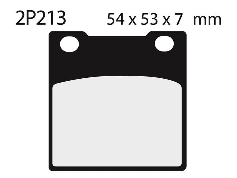 Nissin Street Semi-Metallic Brake Pads - 2p-213ns