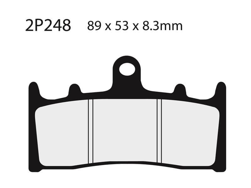 Nissin Street /Off-Road Sintered Metal Brake Pads - 2p-248st