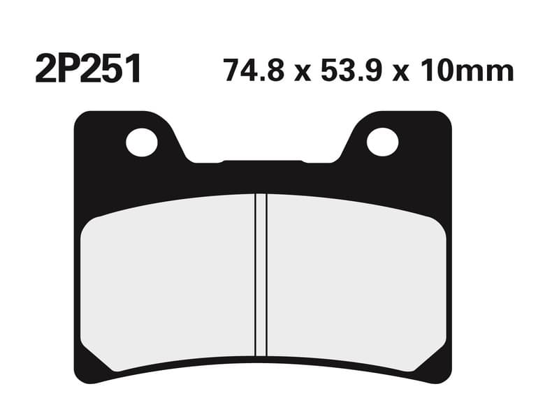 Nissin Street /Off-Road Sintered Metal Brake Pads - 2p-251st