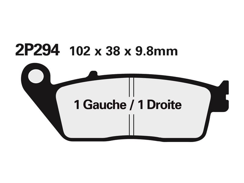 Nissin Street /Off-Road Sintered Metal Brake Pads - 2p-281st