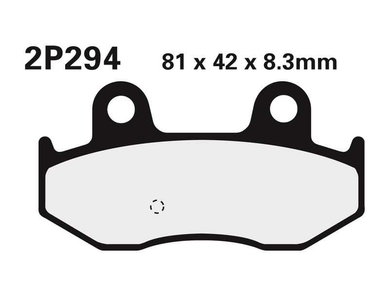 Nissin Street /Off-Road Sintered Metal Brake Pads - 2p-294st