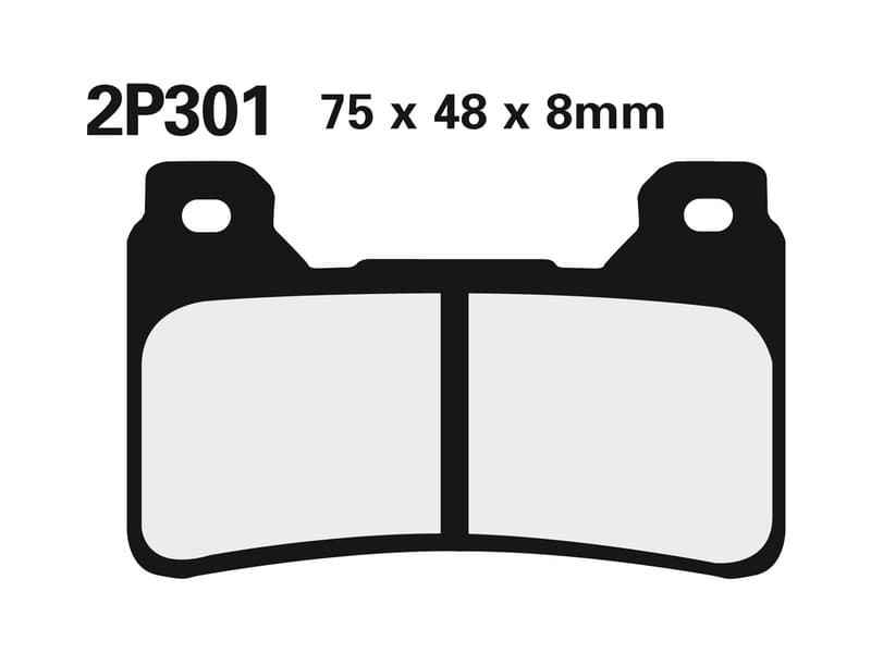 Nissin Street /Off-Road Sintered Metal Brake Pads - 2p-301st