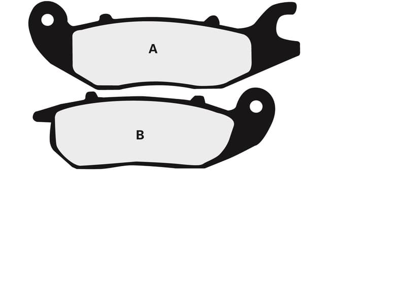 Nissin Street Semi-Metallic Brake Pads - 2p-305ns