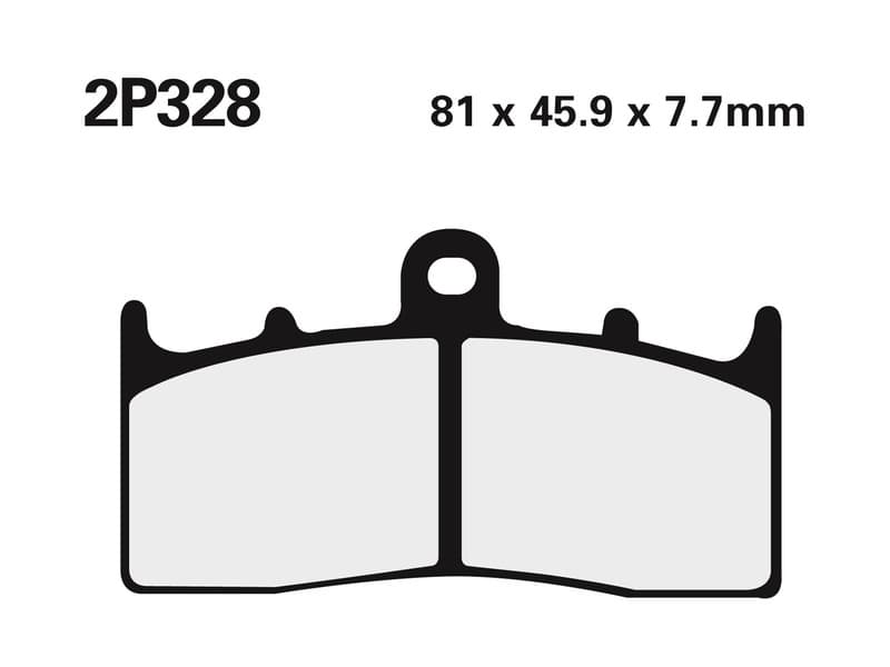 Nissin Street /Off-Road Sintered Metal Brake Pads - 2p-328st