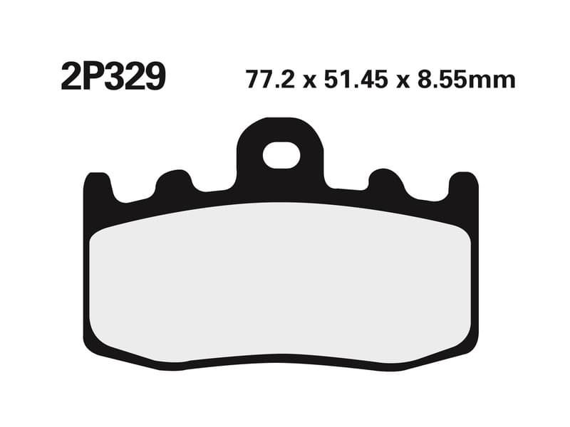 Nissin Street /Off-Road Sintered Metal Brake Pads - 2p-329st