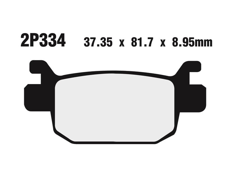 Nissin Street /Off-Road Sintered Metal Brake Pads - 2p-334st