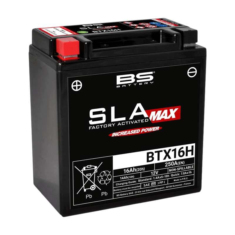 Bs Battery Sla Max Accu Maintenance Free Factory Activated - Btx16h