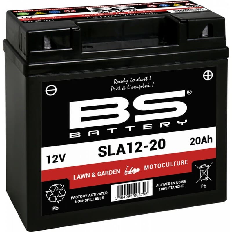 Bs Battery Sla Accu Maintenance Free Factory Activated - Sla12-20