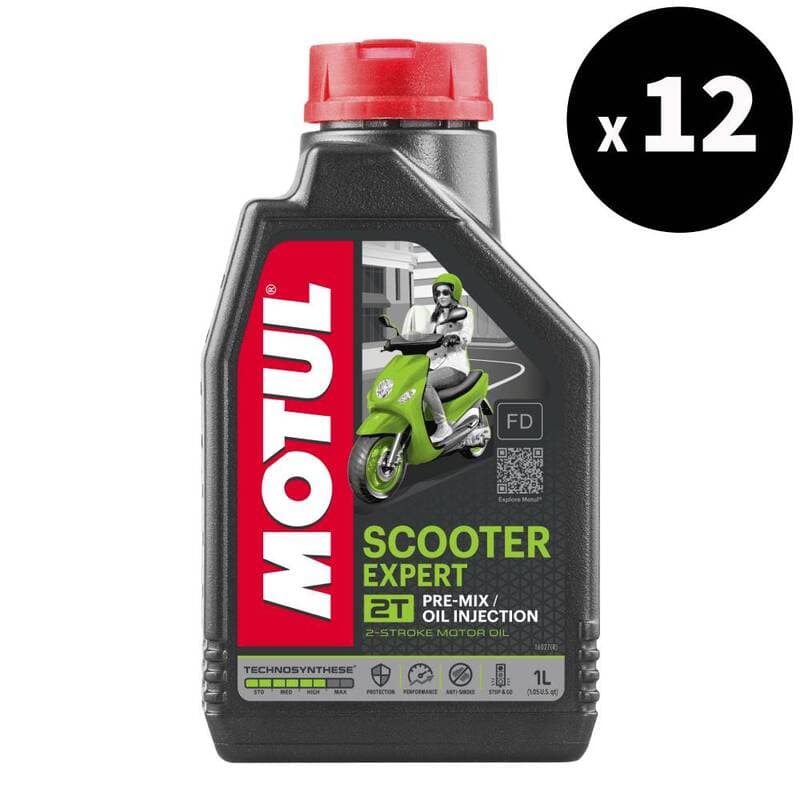 Motul Scooter Expert 2t Motor Oil - 1l (X12)