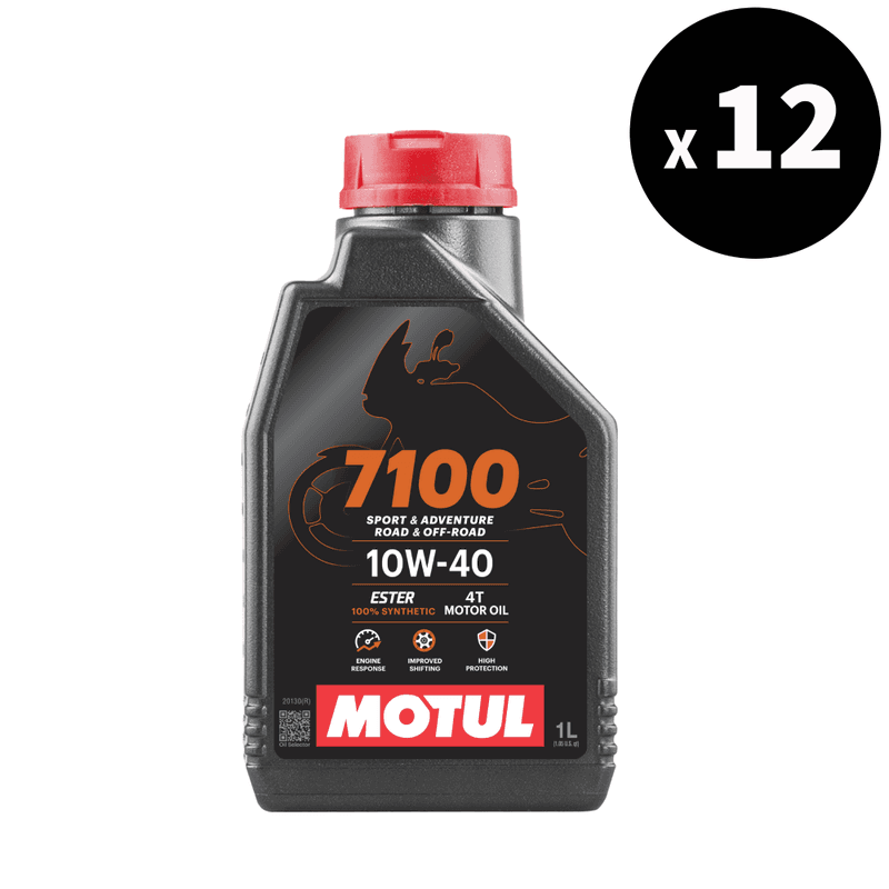 Motul 7100 4t Motor Oil - 10w40 - 1l (X12)