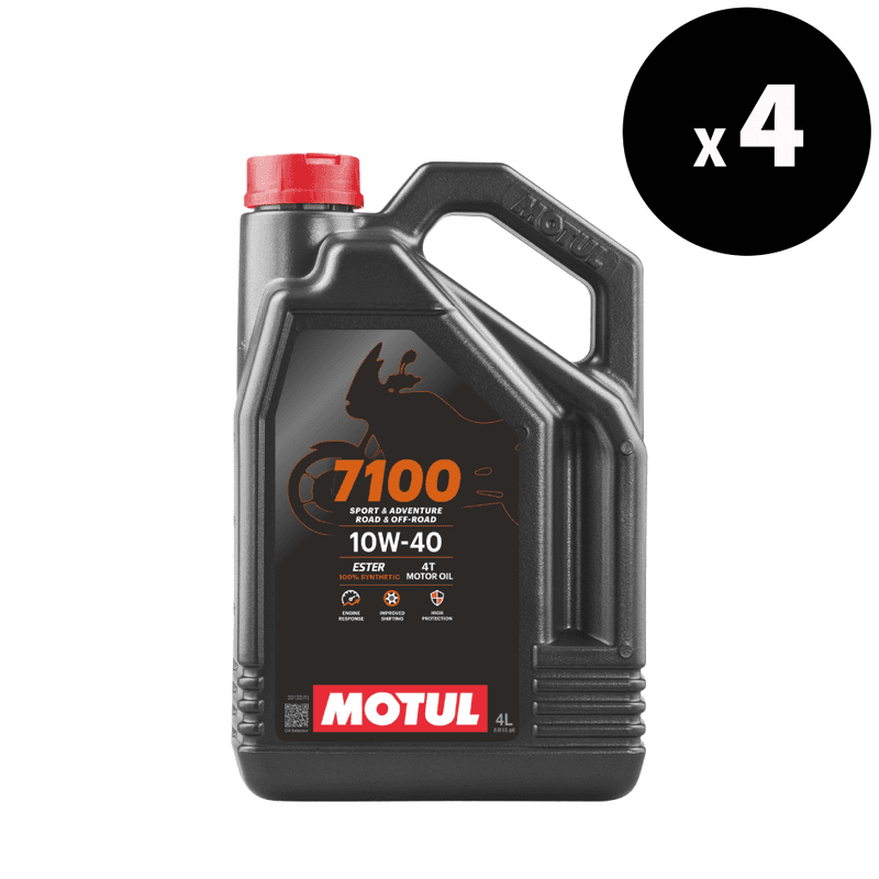 Motul 7100 4t Motor Oil - 10w40 - 4l (X4)