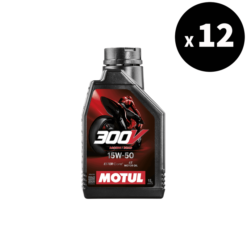 Motul 300v Factory Line Road Racing 4t Motor Oil - 15w50 - 1l (X12)
