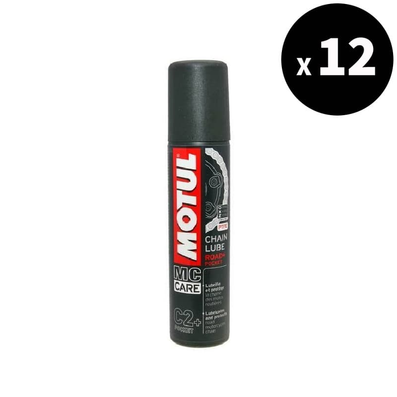 Motul Mc Care C2+ Chain Lube Road+ - Spray 100ml (X12)