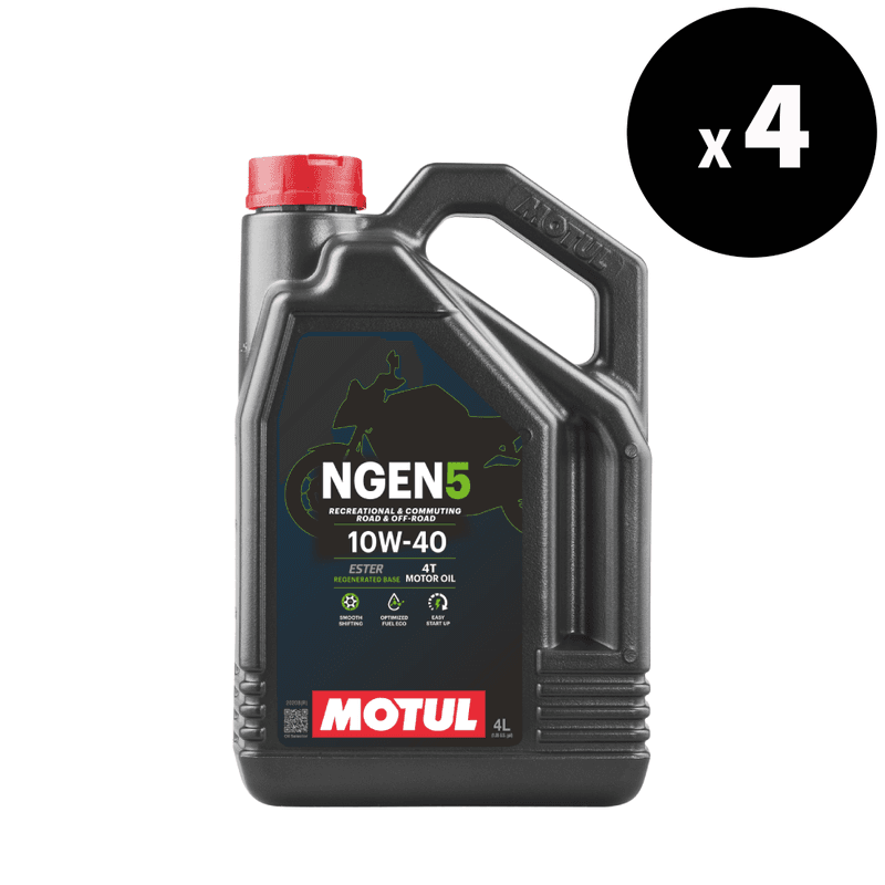 Motul Ngen 5 4t Motor Oil - 10w40 - 4l (X4)