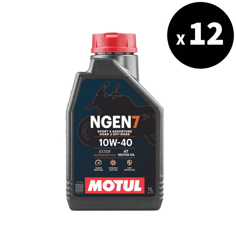 Motul Ngen 7 4t Motor Oil - 10w40 - 1l (X12)