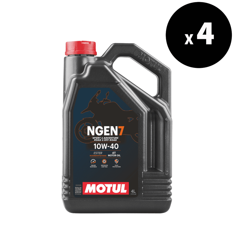 Motul Ngen 7 4t Motor Oil - 10w40 - 4l (X4)