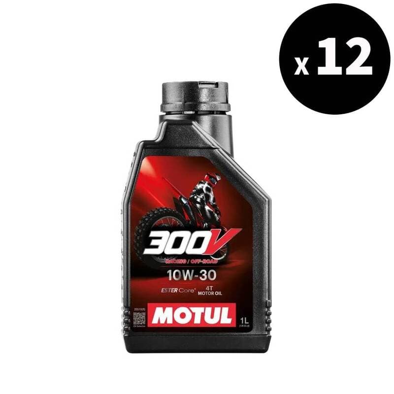 Motul 300v Factory Line Off Road Racing 4t Motor Oil - 10w30 - 1l (X12)