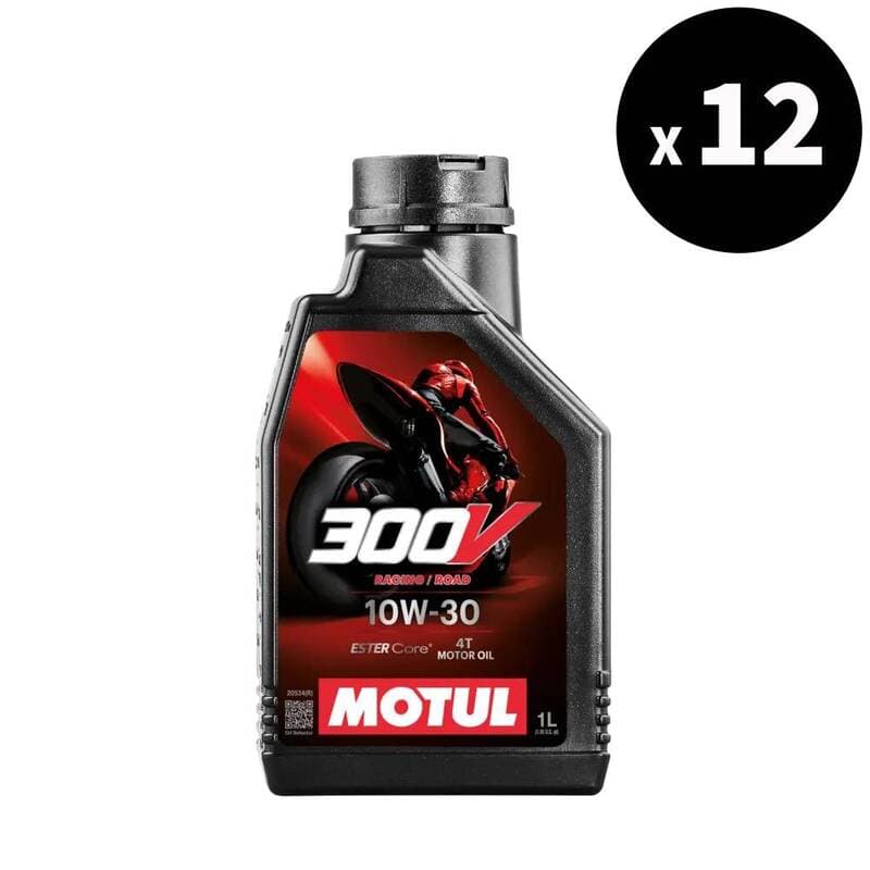 Motul 300v Factory Line Road Racing 4t Motor Oil - 10w30 - 1l (X12)