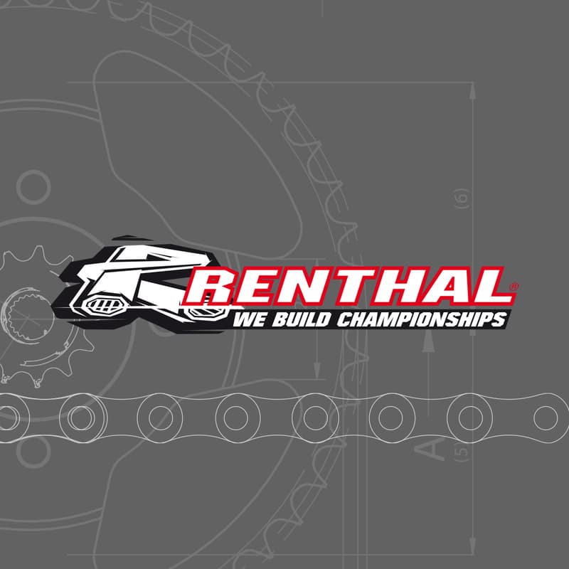 Renthal Kettingset 520 R1 - 13/49-116 - Aluminium Self Cleaning Achtertandwiel