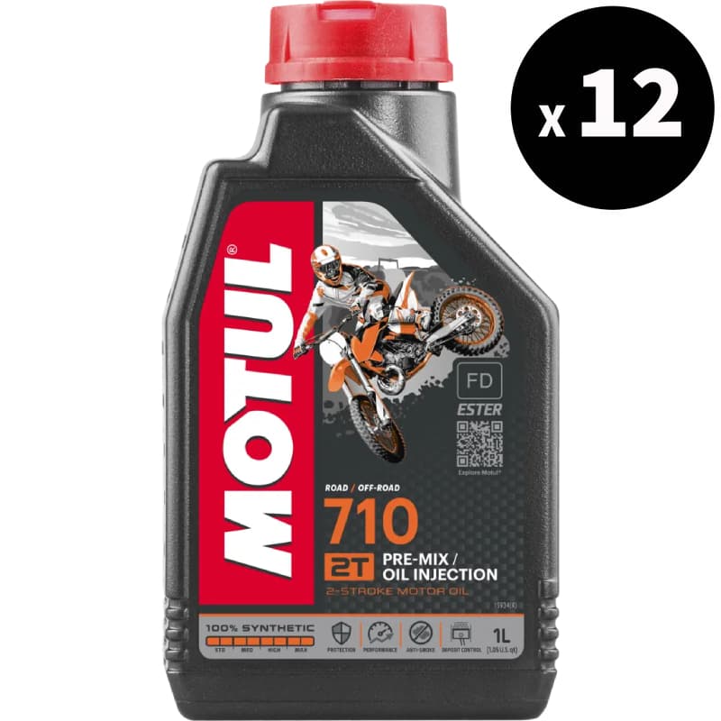 Motul 710 2t Motor Oil - 1l (X12)