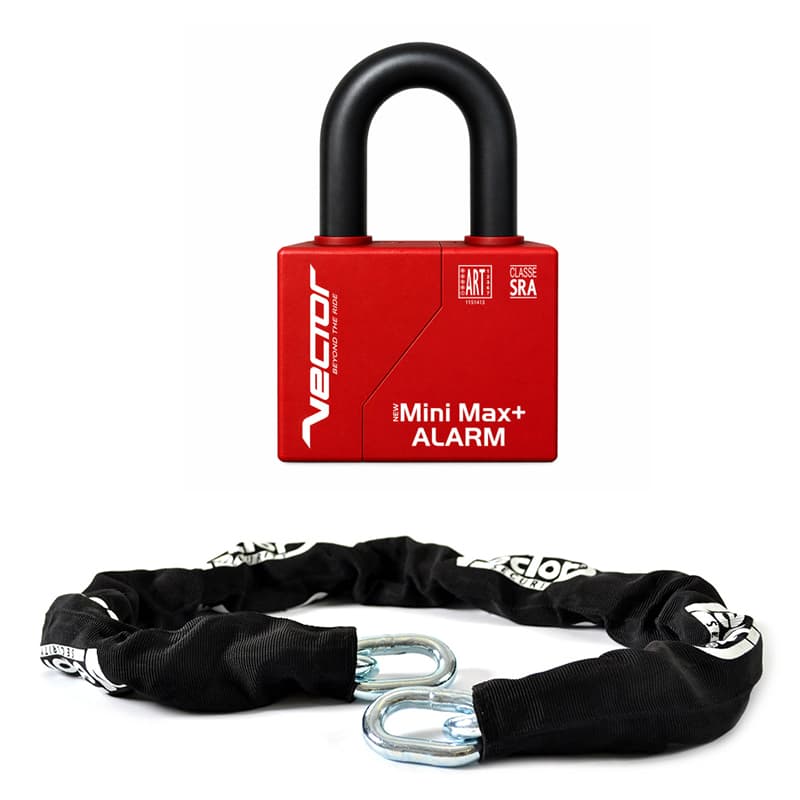 Vector Kit – 1400x14 Mm Ketting en New Minimax+ Alarm Padlock