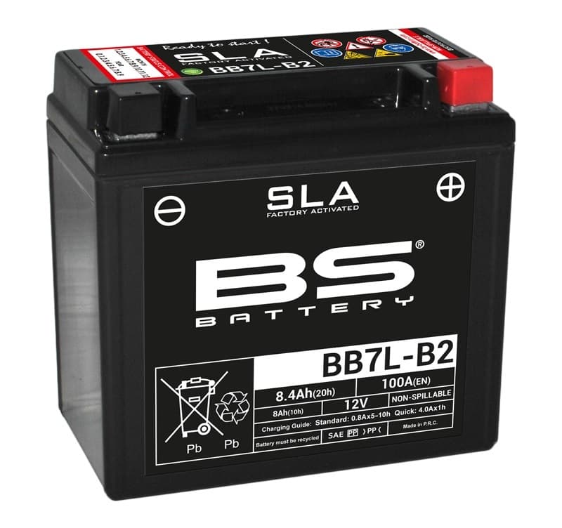 Bs Battery Sla Battery Maintenance Free Factory Activated - Bb7l-B2