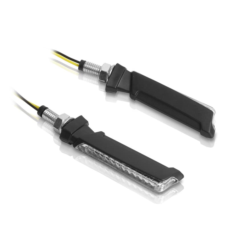 V Parts Slim Hammer Sequential Led Indicator Set Transparant Universeel