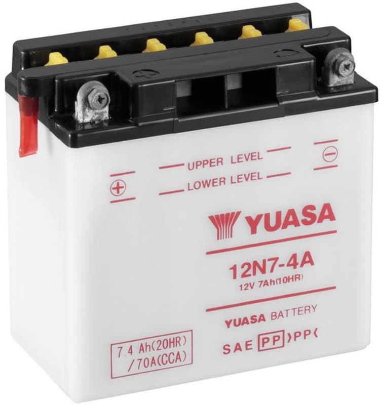 Yuasa Accu Conventional zonder Acid Pack - 12n7-4a