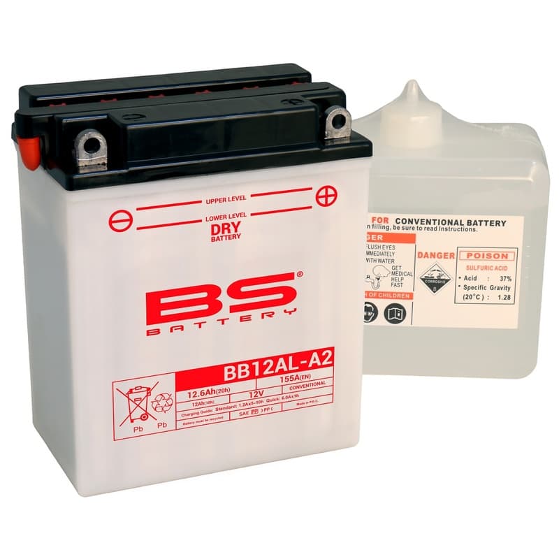 Bs Battery Battery High Performance With Acid Pack - Bb12al-A2