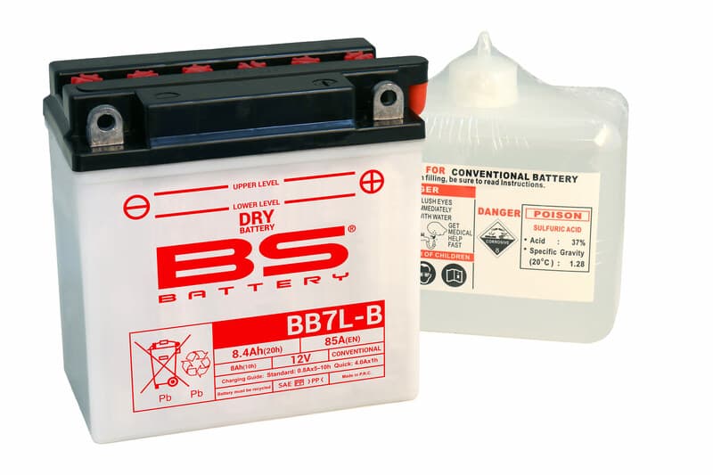 Bs Battery Accu High Performance met Acid Pack - Bb7l-B
