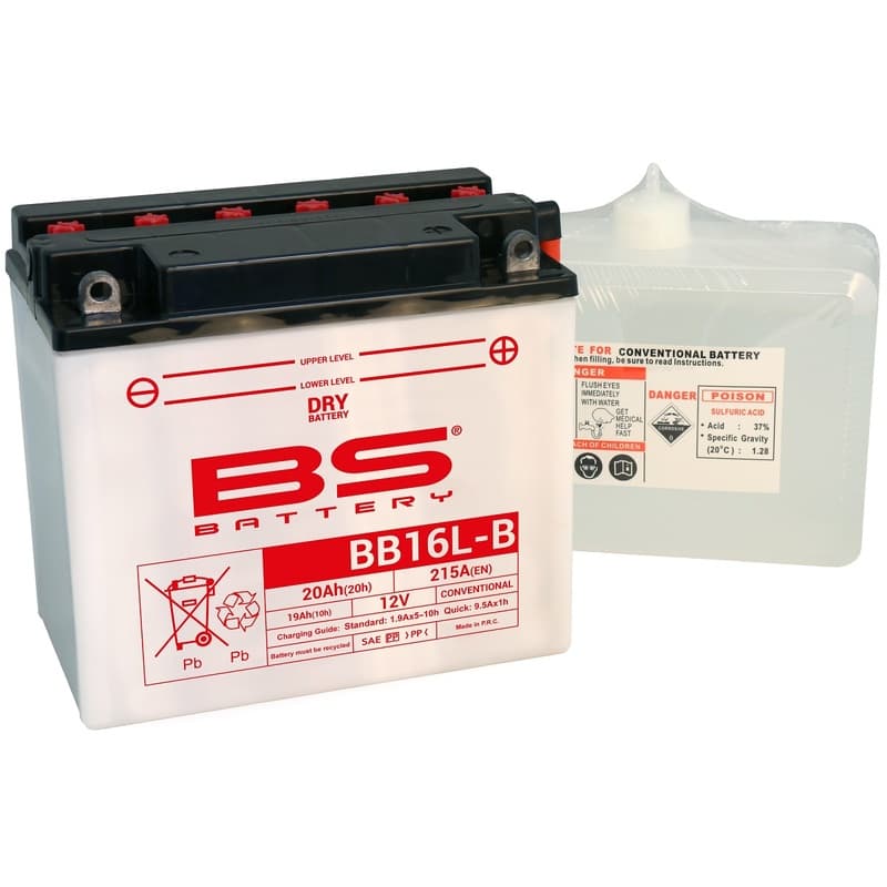 Bs Battery Accu High Performance met Acid Pack - Bb16l-B