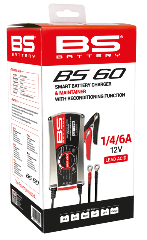 Bs Battery Bs60 Pro-Smart Accu Charger - 12v 1/4/6a