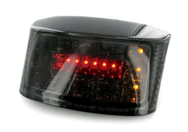V Parts Achter Light W/ Integrated Indicators Led Smoked Mbk/Yamaha