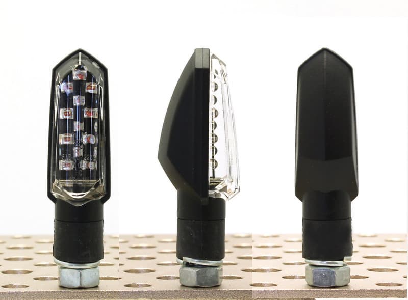 V Parts Bud Led Indicators Schwarz Universal