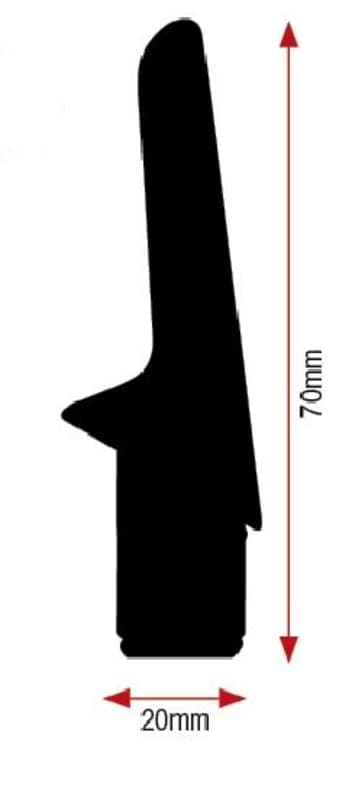 V Parts Hook Led Indicators Schwarz Universal