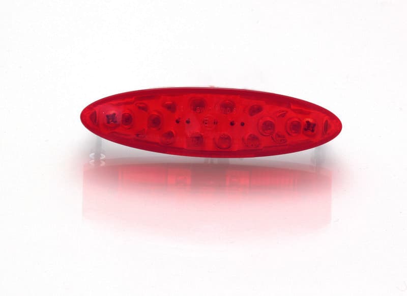 Bihr Achter Light Led Small Model Rood W/ Kentekenplaat Light Universeel