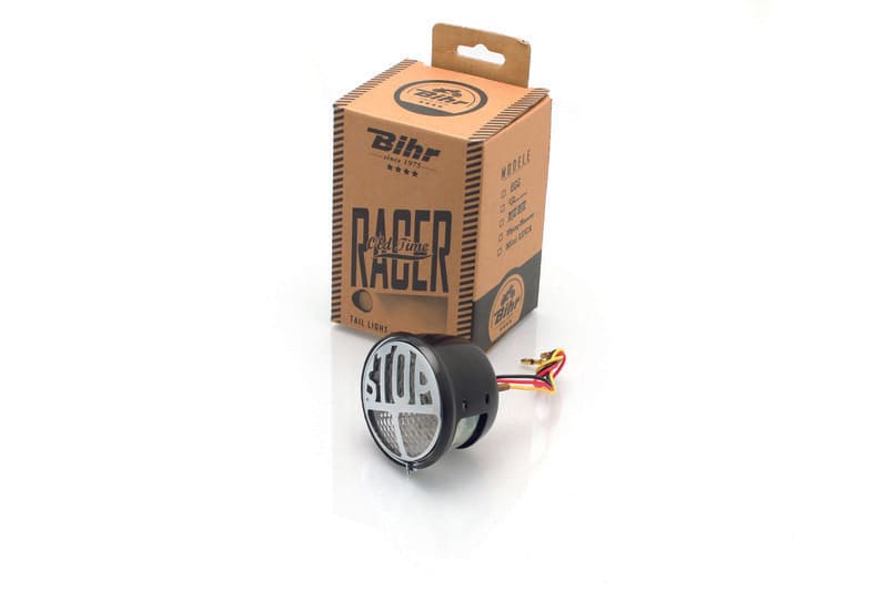 Bihr Dum-Dum Transparant Led Street Legal Zwart Vintage Achter Light