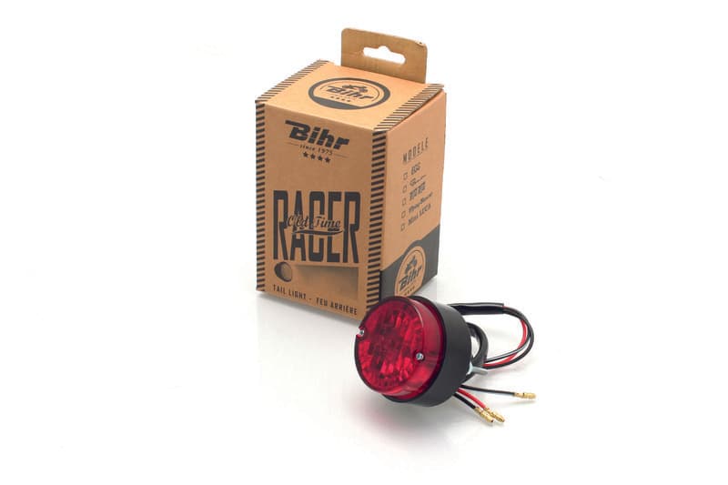 Bihr Beacon Vintage Achter Light Homologated Zwart